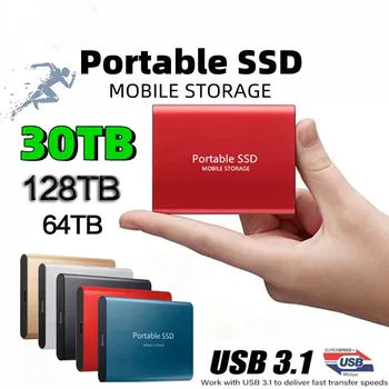 Prenosni Zunanji SSD M. 2 Tip-C za Prenosnik Namizni SSD Flash 3.1 Zunanji Trdi Disk, 128T 256T SSD Visoko Hitrost Trdega Diska Slike