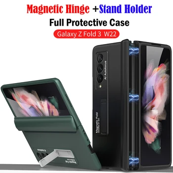 Magnet Tečaj Pokritost Zaščita Telefona Ohišje za Samsung Galaxy Ž Krat 3 5G Oklep Primeru Krat 3 4 Zaščita Pokrova z Vesa nosilec Slike