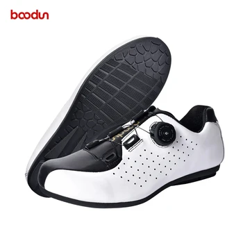 Boodun novo kolo jahanje čevlji za moške in ženske, ne da bi zaklep gume dnu jahanje čevlji dihanje non-slip priložnostne, športni čevlji Slike